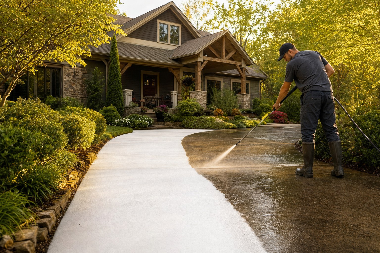 Professional pressure washing by 615 Home Pros in Nashville TN
