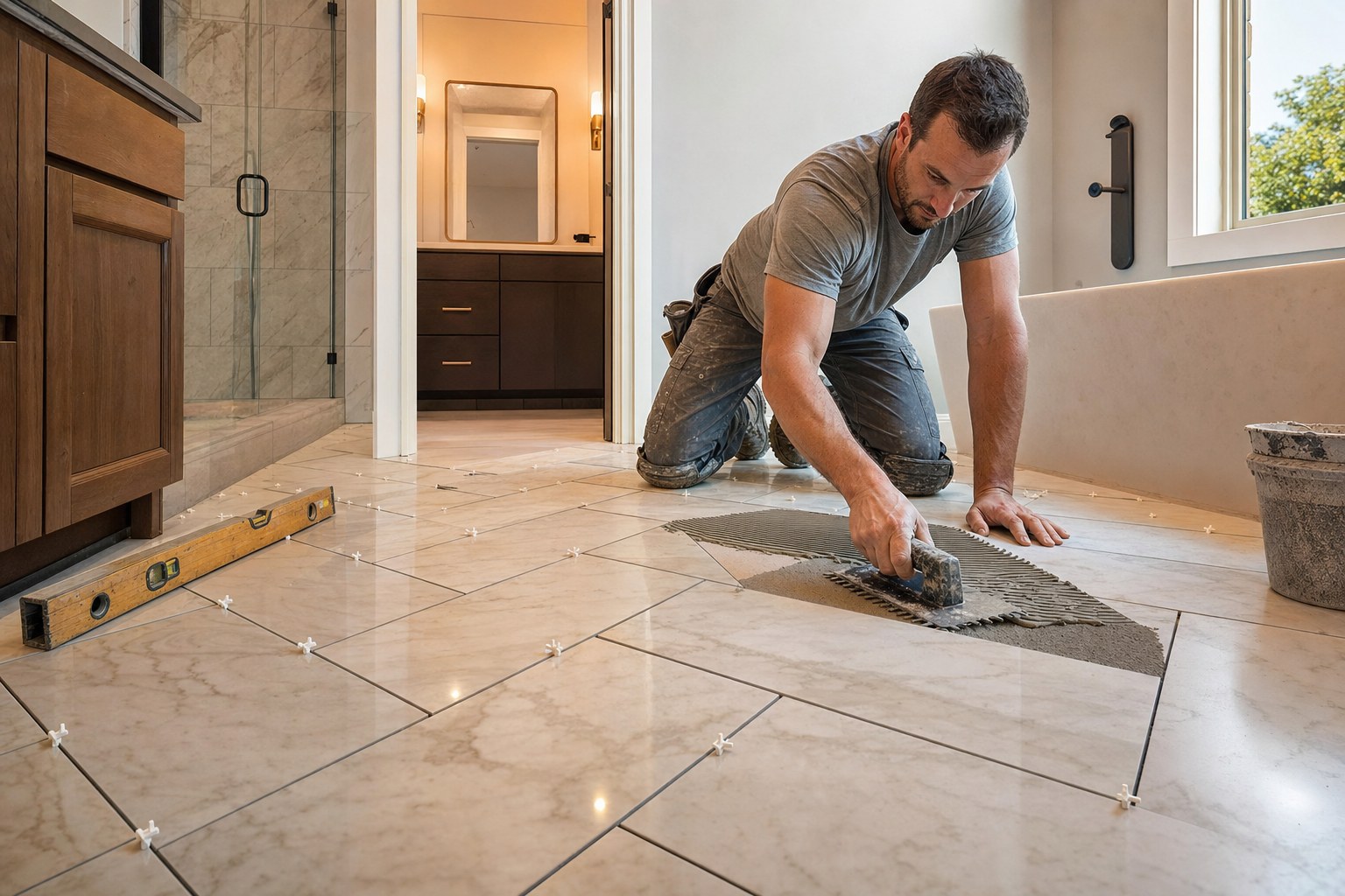 Professional tile and flooring installation in Nashville TN by 615 Home Pros